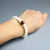 White Bodhi Seeds & Traditional Chinese Cloisonne Beaded Bracelet - Zodeys