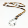 Multi-layer Fish Hook Leather Bracelet