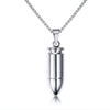 Silver Bullet Pendant Necklace