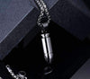 Silver Bullet Pendant Necklace
