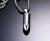 Silver Bullet Pendant Necklace