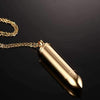 Silver Bullet Pendant Necklace