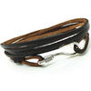 Multi-layer Fish Hook Leather Bracelet