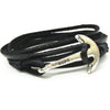 Multi-layer Fish Hook Leather Bracelet