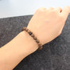 Tibetan Buddhist Natural Sandalwood Hand-carved Coconut Shell Bracelet - Zodeys