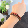 Tibetan Buddhist Natural Sandalwood Hand-carved Coconut Shell Bracelet - Zodeys