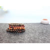 Tibetan Buddhist Natural Sandalwood Hand-carved Coconut Shell Bracelet - Zodeys