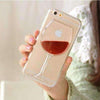 Red Wine Transparent iPhone Case