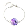 Purple Fusion Silver Constellation Bracelet - Zodeys