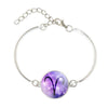 Purple Fusion Silver Constellation Bracelet - Zodeys