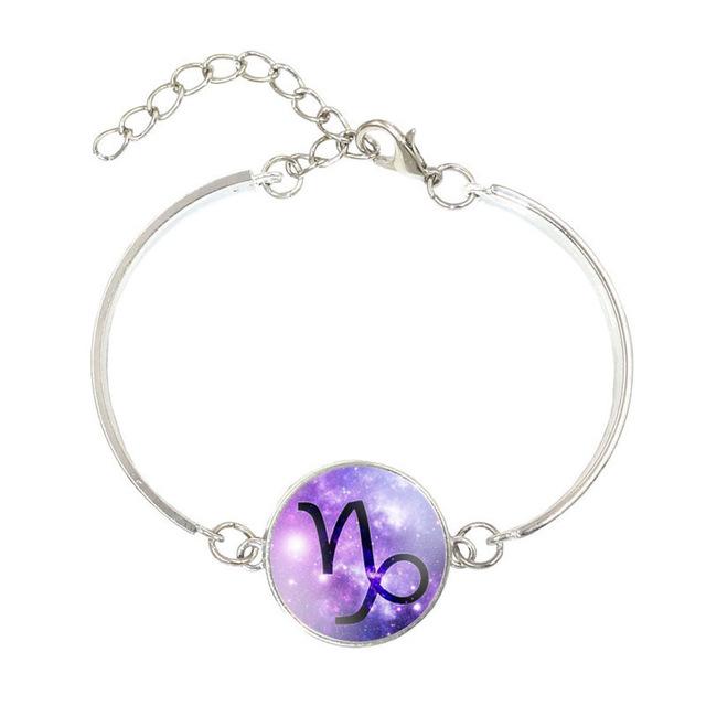 Purple Fusion Silver Constellation Bracelet - Zodeys