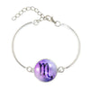 Purple Fusion Silver Constellation Bracelet - Zodeys
