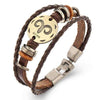 Oroskópio Leather Rope Zodiac Bracelet - Zodeys