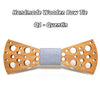 Cheddar Cheese Handmade Wooden Bow Tie - Zodeys