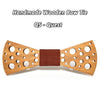 Cheddar Cheese Handmade Wooden Bow Tie - Zodeys