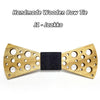 Cheddar Cheese Handmade Wooden Bow Tie - Zodeys