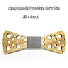 Cheddar Cheese Handmade Wooden Bow Tie - Zodeys