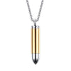 Silver Bullet Pendant Necklace