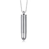 Silver Bullet Pendant Necklace