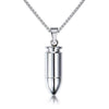 Silver Bullet Pendant Necklace
