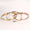 Love Faith Hope Triple Tone Bangle Set - Zodeys