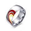 Polished Together Forever LGBT Rainbow Rings - Zodeys
