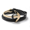 Anchor Leather Rope Bracelets - Zodeys