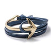 Anchor Leather Rope Bracelets - Zodeys