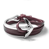 Anchor Leather Rope Bracelets - Zodeys