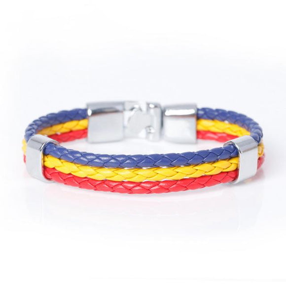 Unisex Romania Leather Bracelet - Zodeys