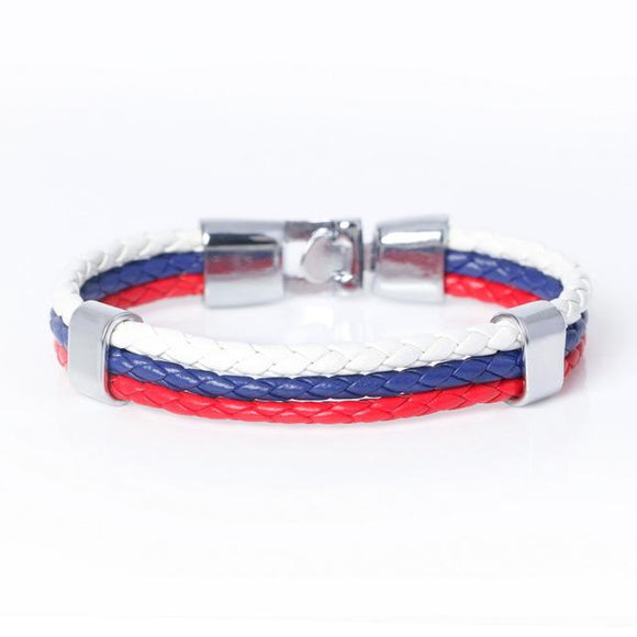 Unisex Russia Leather Bracelet - Zodeys