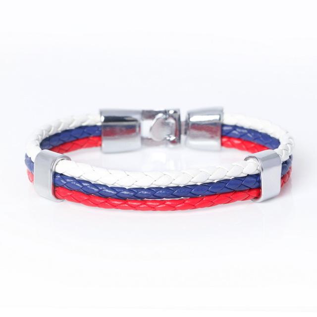 Unisex Russia Leather Bracelet - Zodeys