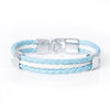 Unisex Argentina Flag Leather Bracelet - Zodeys