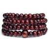 Natural Sandalwood Buddhist Wood Prayer Bracelet