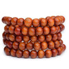 Natural Sandalwood Buddhist Wood Prayer Bracelet