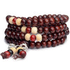 Natural Sandalwood Buddhist Wood Prayer Bracelet