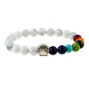 Dog Paw Lava Stone Chakra Bracelet - Zodeys
