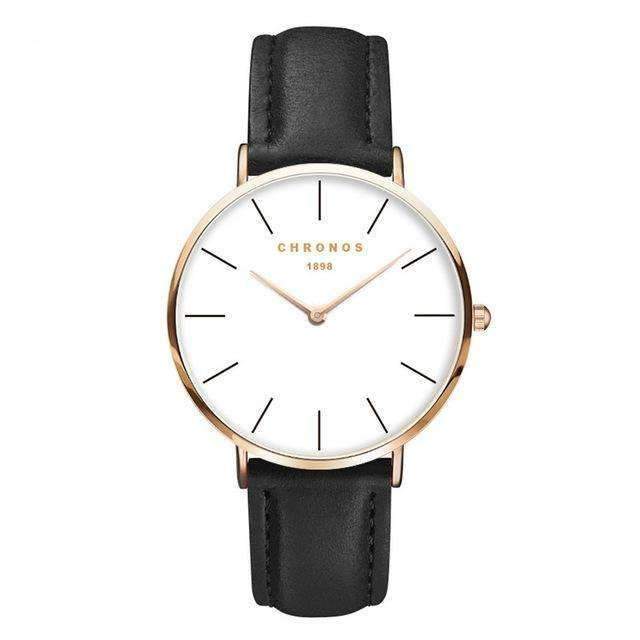 Chronos Luxury Leather Watch - Zodeys