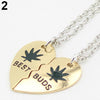 Best Buds 420 Heart Necklace - Zodeys