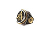 Men's Gold Templar Masonic Ring - Zodeys