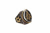 Men's Gold Templar Masonic Ring - Zodeys