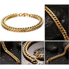 Men's Kingpin Cut Gold Chain Bracelet - Zodeys