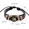 Amsterdam Damn Indica Leather Bracelet - Zodeys