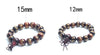 Engraved Sanskrit Rosewood Buddhist Prayer Beads Bracelet - Zodeys