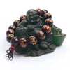 Engraved Sanskrit Rosewood Buddhist Prayer Beads Bracelet - Zodeys