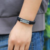 Cross Leather Bracelet - Zodeys