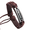 Cross Leather Bracelet - Zodeys