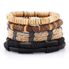 Coconut Leather Stacked Bracelet - Zodeys