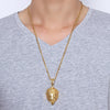 Gold Lion Head Pendant Necklace - Zodeys