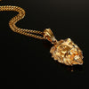 Gold Lion Head Pendant Necklace - Zodeys